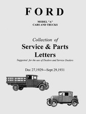 1929-1931 Ford A Aa Factory Shop Service Manual