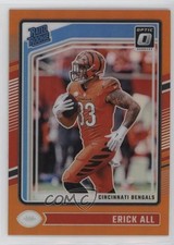 2024 Panini Donruss Optic Rated Rookie Orange Prizm /249 Erick All Jr #233 10pj