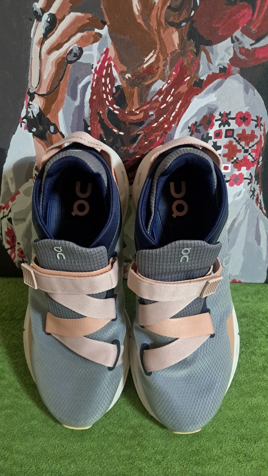 On Cloud Cloudnova Wrap Sneakers. Size 42/8/10 Women's Running Shoes Grey Pearl image 10