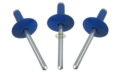 Multi Grip Large Head Chevron Blue Rivets 50ct Pop Racing Rivet IMCA Fasteners
