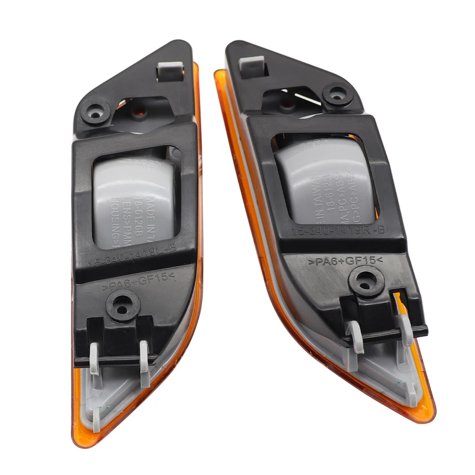 Par de luces de señalización de parachoques izquierda y derecha para Mercedes Benz C250 C300 C350 2012-2015 Foto 3 de 4