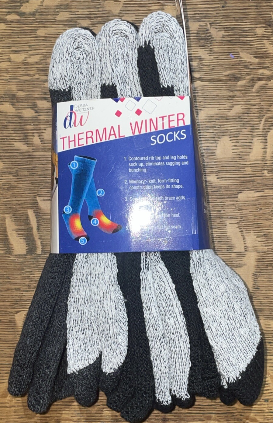 SAOLA Debra Weitzner 3 paia calze scarponi da trekking lana merino suola antiscivolo taglia 10 13