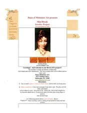 1:12 Doll Dressing Made Easy tutorial~MINI JEWELRY BREAK~ By Dana Burton