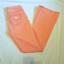 Vintage 90s 2000s y2k orange Bellbottom flares london jeans pants low rise