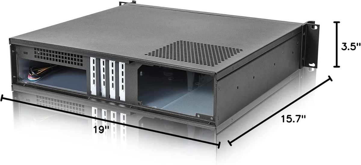 Châssis Serveur MicroATX 2U Rackable – Courte Profondeur, 4 Baies, USB 3.0