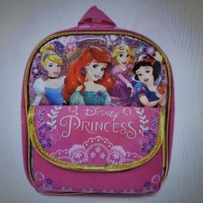 Princess Cinderella Belle Aurora Rapunzel 10" Mini Backpack Girl's Book Bag