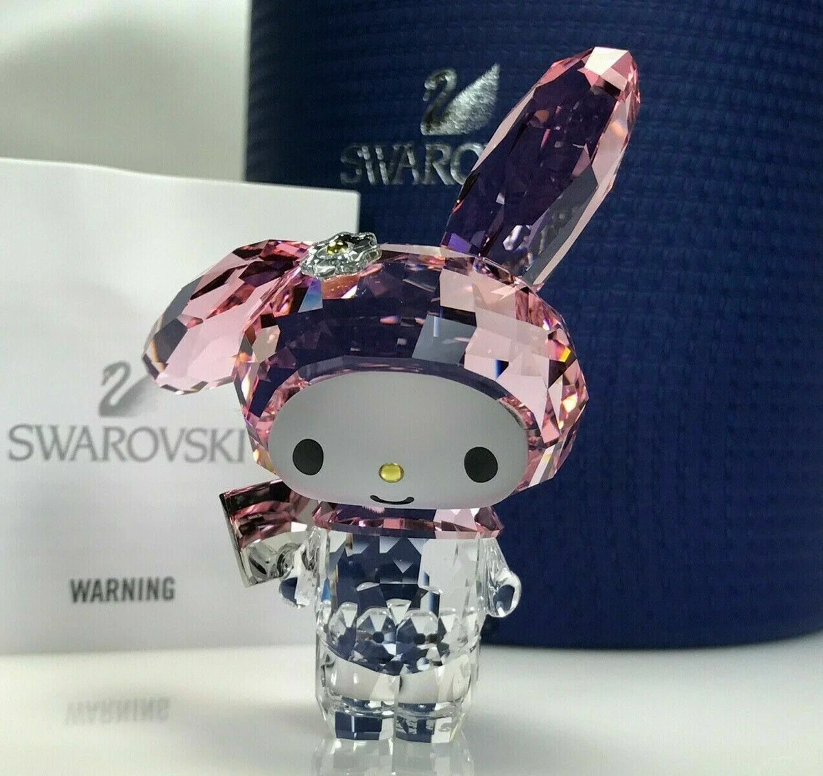 新品同様 Swarovski 『マイメロディ Anniversary』 Melody My 置物