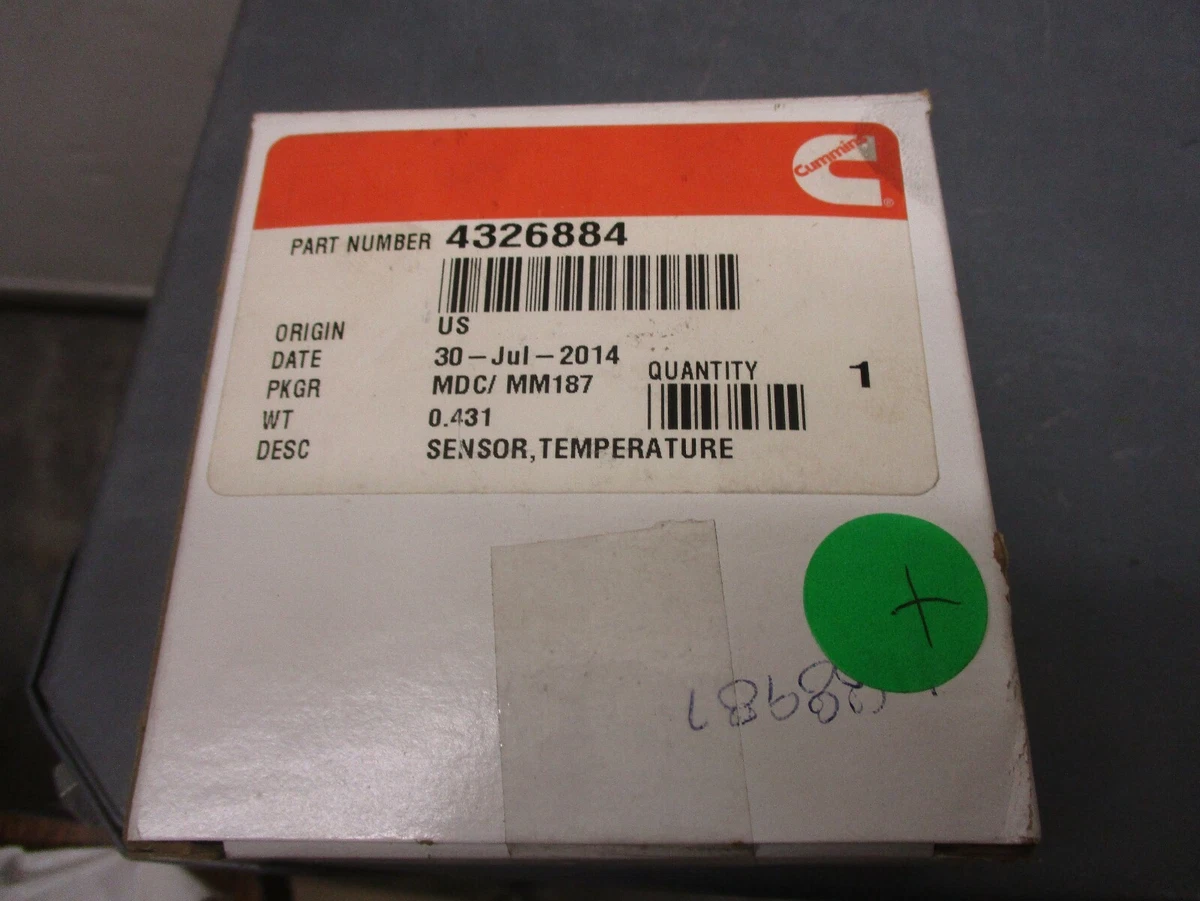 Cummins SENSOR,TEMPERATURE 4326884 | eBay