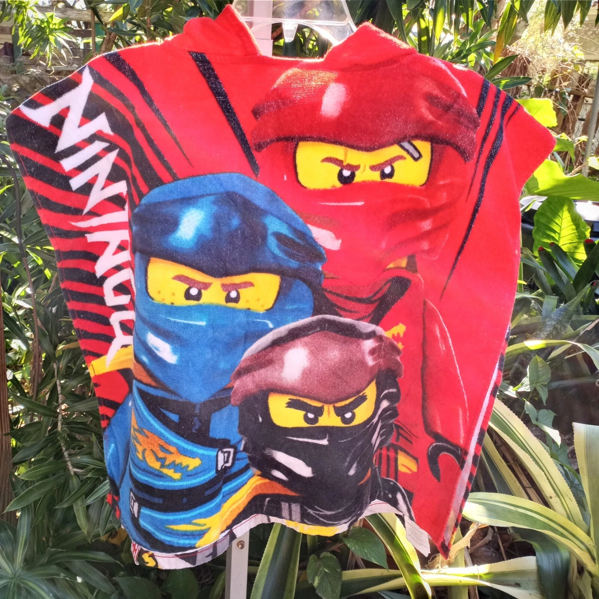Character World Lego Ninjago Kids Hoodie Towel eBay