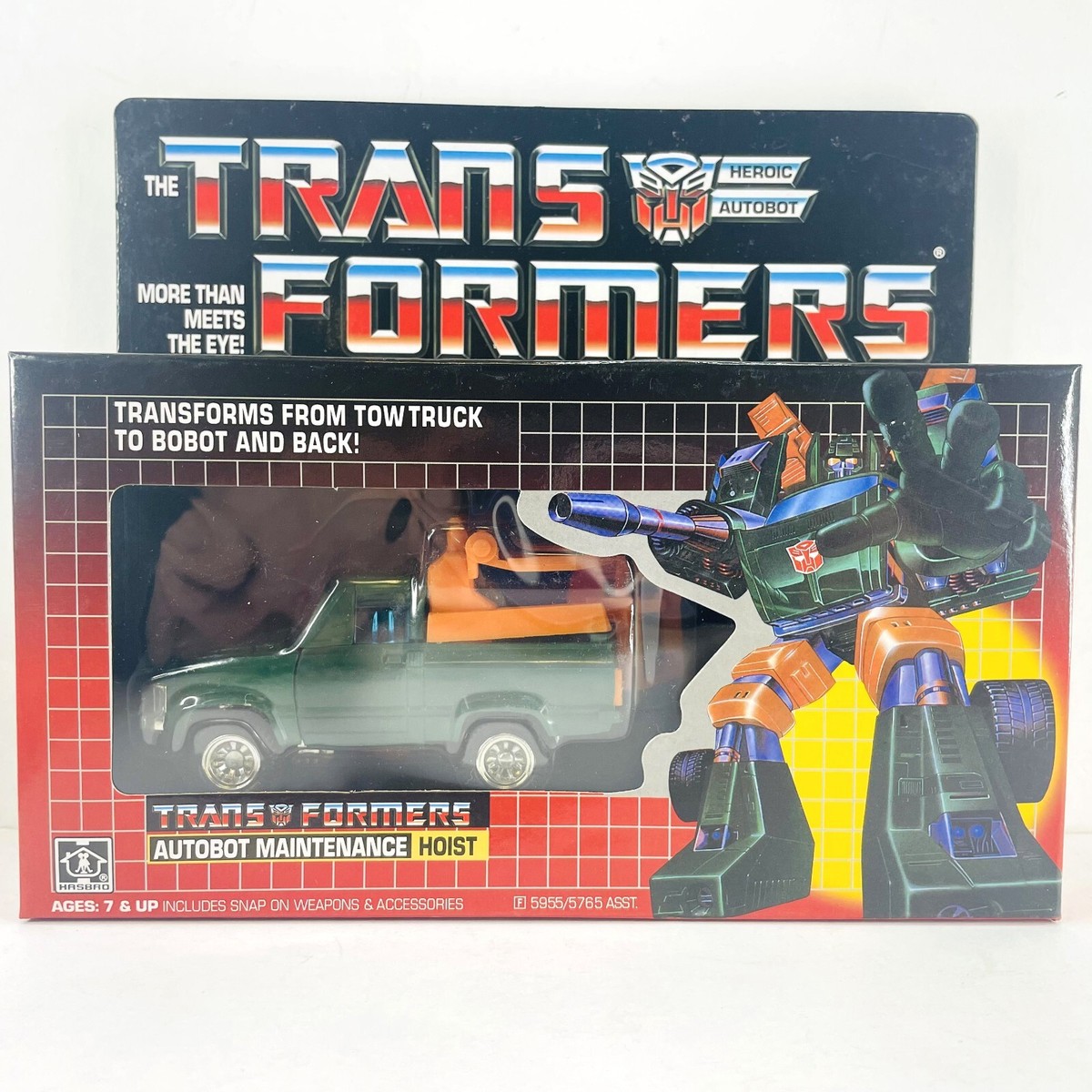 Transformers G1 Hoist Autobot Maintenance Action Figure Reissue