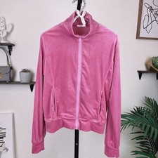 NIA the brand Velour track jacket and legging set Rose NWT Women SIZE S