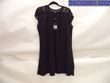 White Mark Wmn's Black Dress Size=2XL Armpit to Armpit=24" Waist=24" Length=36"