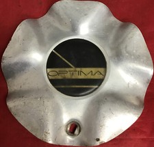 ONE USED OPTIMA CUSTOM ALLOY WHEEL METAL POLISHED CENTER CAP NO PN /13452