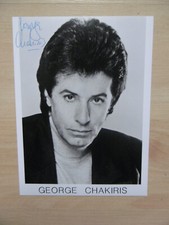 George Chakiris autograph signed 12.5x17 cm picture b/w