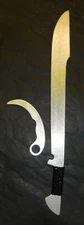Training ALUMINUM PRACTICE SWORD Karambit Commando Tactical Knife
