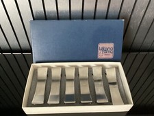 6 Portes Couteaux LETANG & REMY inox Vintage  Avec Boîte