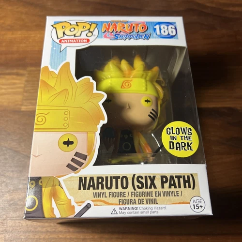 Pop Funko #186 Naruto Shippuden Naruto (Six Path) (GLOW) (Pierrot sticker) ERROR