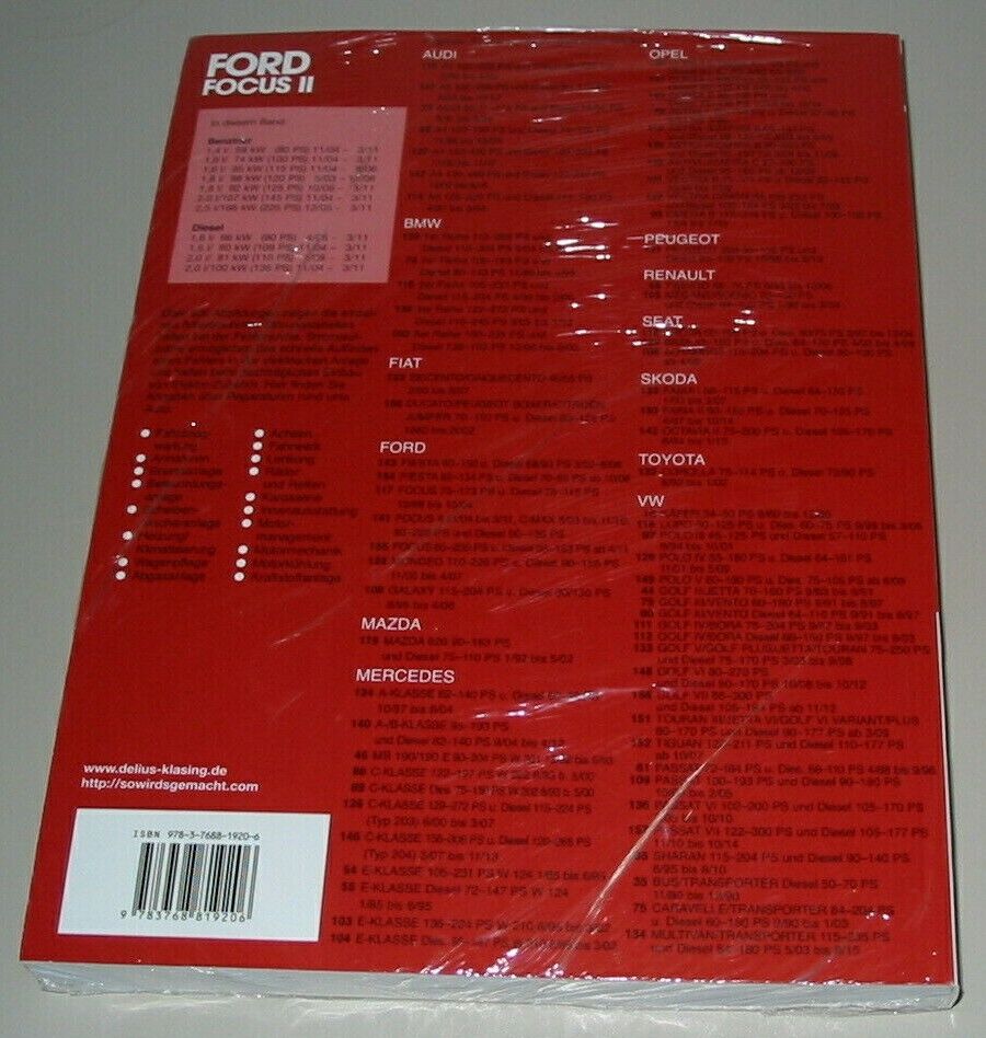 Thumbnail - Reparaturanleitung Ford Focus Ii 11/2004 - 3/2011 + C-max 05/2003 -