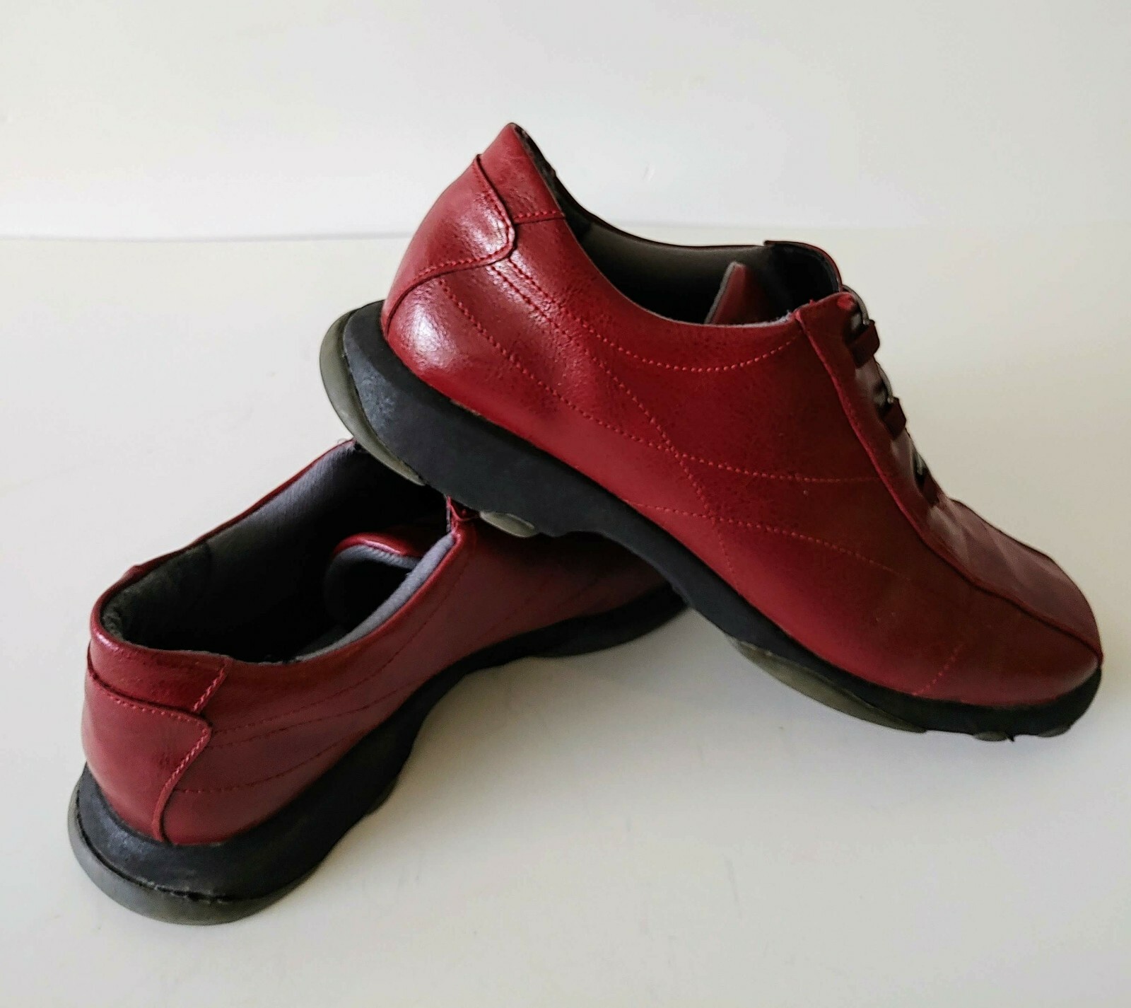 Azaleia Java 8M Brown Leather Square Toe Shoes Bu… - image 3