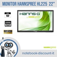 Monitor Hanns-g HL 225 Schermo 22" Per PC DESKTOP  Full HD  VGA  HDMI -  NO BASE