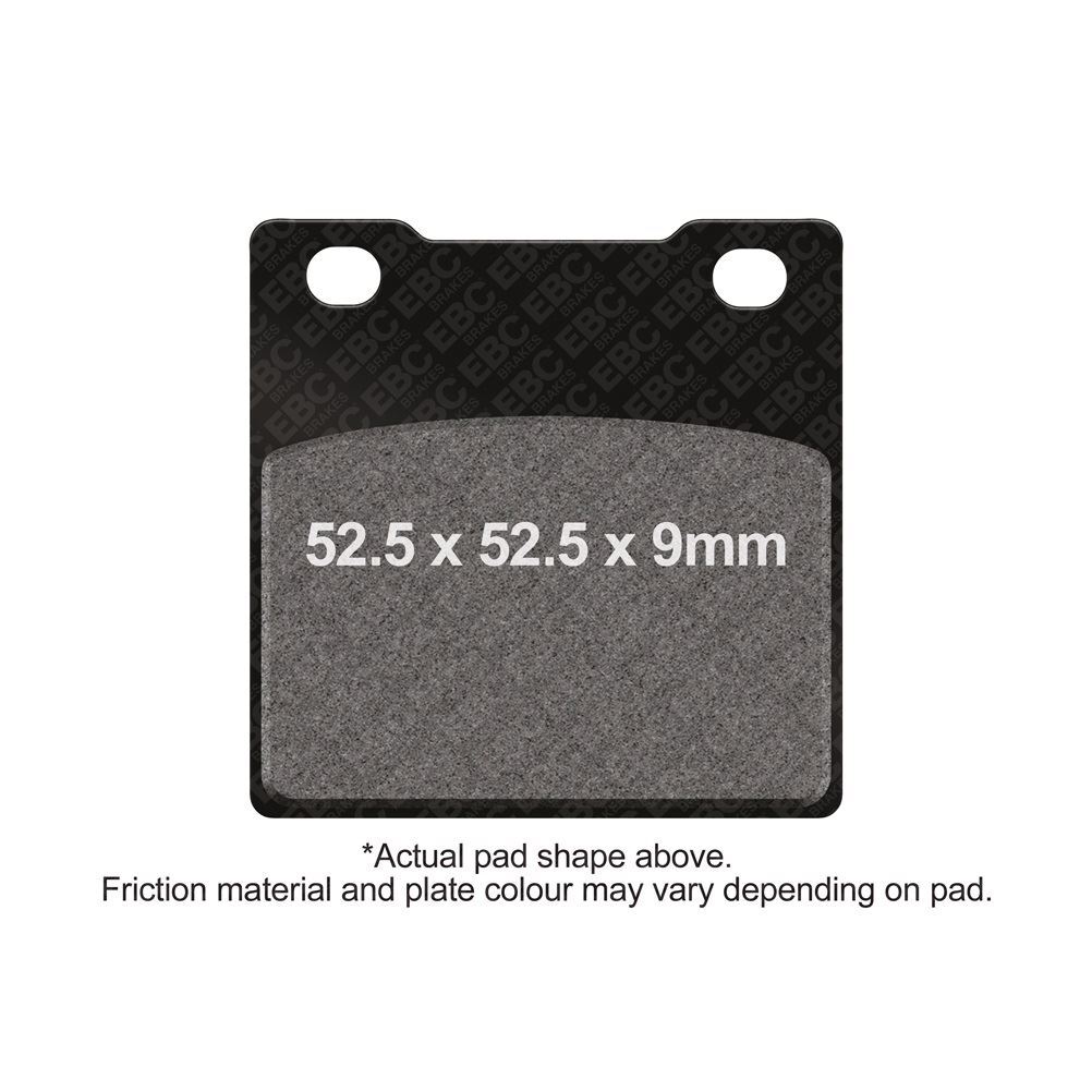 EBC Double H Sintered Street Brake Pad Rear Right for Suzuki TL 1000 S 1997-2001