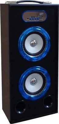 MOBILE BLUETOOTH SOUNDBOX - BLAU - LAUTSPRECHER -RADIO FM-AUX-USB-SD-MP3- BOX15 - Bild 1 von 4