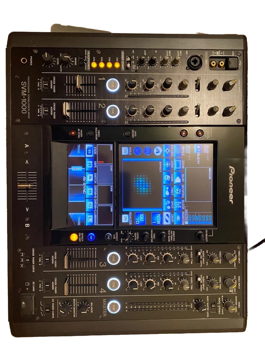 Pioneer SVM-1000 Sound & Vision Professional DJ Mixer W/All