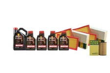 Motul + OEM Engine Oil Change Kit (5W-40) (9 Liter) (X-Clean 8100)