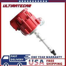 Racing Hei Distributor Red Cap Super Coil For Chevy Sbc 305350400 Small Block Racing Hei Distributor Red Cap Super Coil For Chevy Sbc 305350400 Small Block