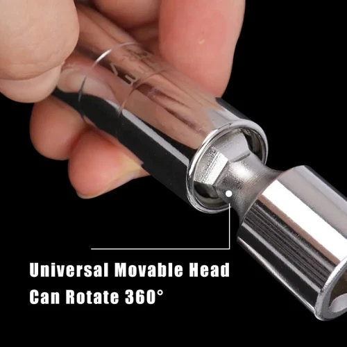 14/16mm Universal Thin Wall Joint Spark Plug Socket Magnetic Wrench Removal Tool - Picture 8 of 20