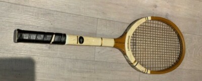 Vintage Cleaves Peitschenschaft original Hickory gespleißt Holz Tennisschläger selten