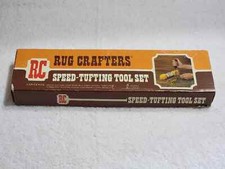 NEW VINTAGE RC RUG CRAFTERS SPEED RUG TUFFING TOOL COMPLETE IN BOX USA MADE