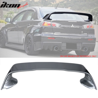Fits 08-17 Mitsubishi Lancer EVO Style Rear Trunk Spoiler Wing Painted #U17 Gray