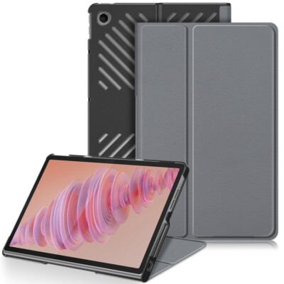 Per Lenovo Tab Plus 11.5 TB351FU Custodia In Pelle Pura A Tre Pieghe