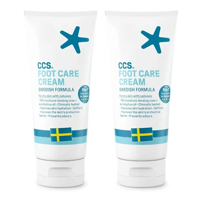 CCS Foot Care Cream Tube 175ml - Pack of 2