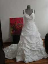 Wedding dress size 38 white Annalisa Spose