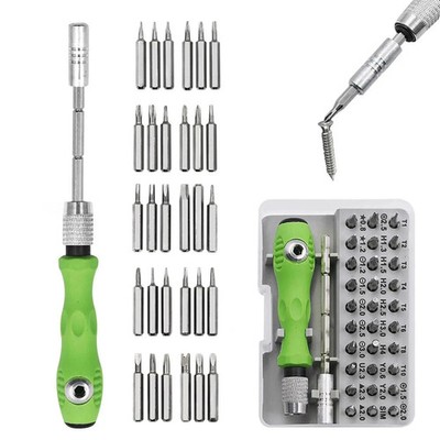 32 in 1 kleines Schraubendreher-Bit-Set Präzision magnetisch tragbar Reparaturwerkzeug-Kit UK