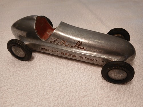 Vintage Indianapolis Motor Speedway 500 Souvenier-Wilber Shaw Aluminum Car-