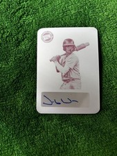 Jacob Wilson 2024 Leaf Press Pass Premium Rookie Printing Plate SP 1/1 Auto RC