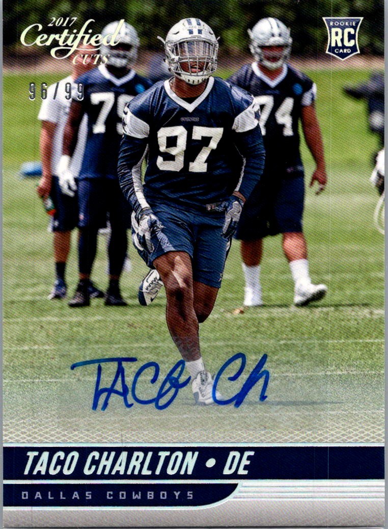 Taco Charlton Panini Donruss Certified Cuts #177 Autograph-Silver