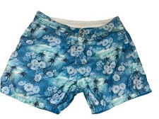 Vintage Y2K Billabong Board Shorts Mens 32W Reversible Floral Summer Trunks