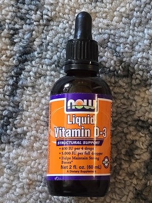 NOW Foods Vitamin D-3 Liquid, 2 fl. oz.