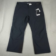 Obermeyer Mens Pants Size 2XL Black Hydroblock Regular Fit Snow Pants Skiing