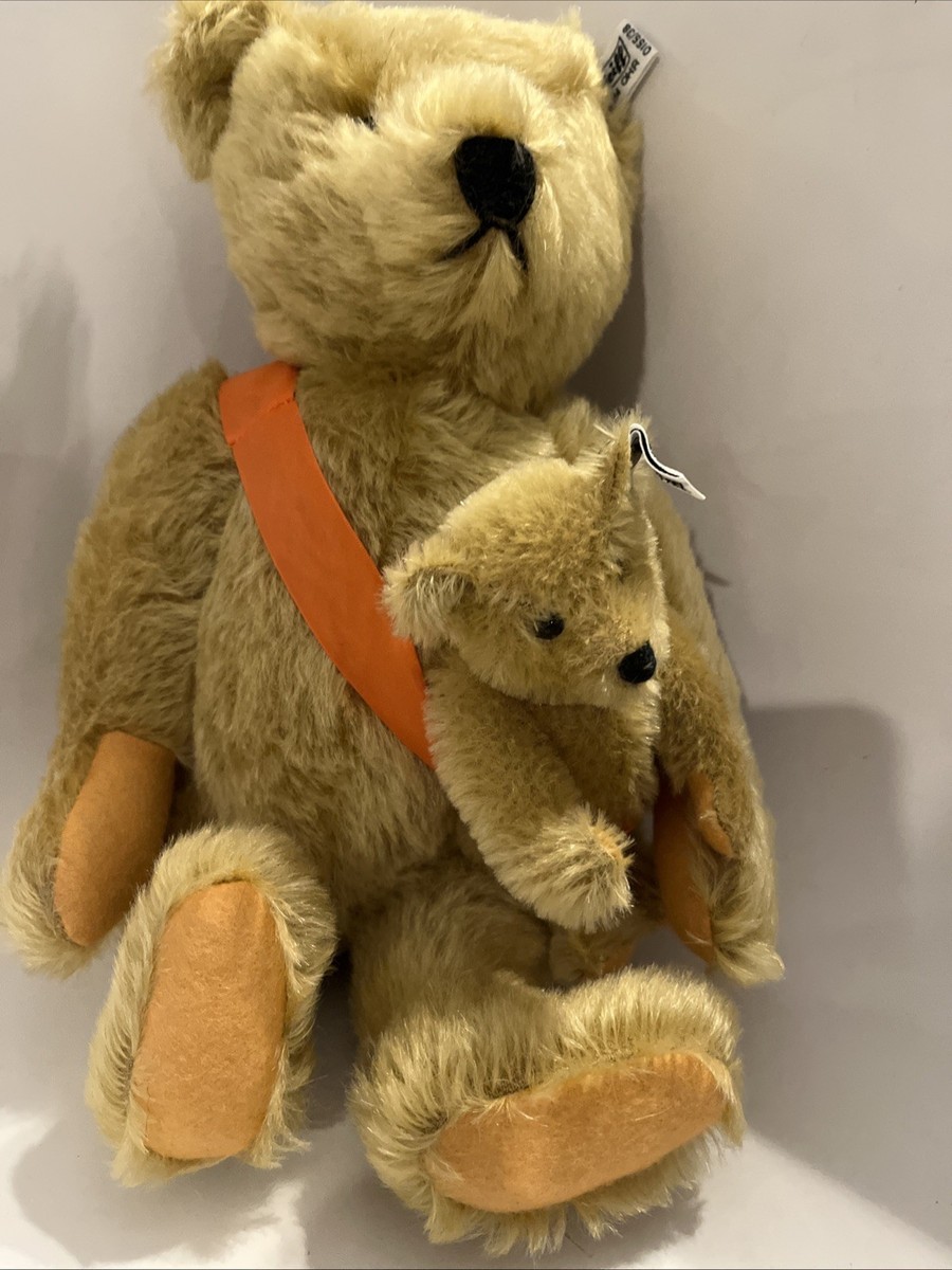 Steiff Mama and Baby Bear, #0155/38, Limited Edition S/N6019 of