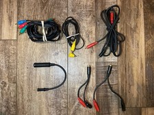RCA Composite Audio Video Cable Lot 6pc Splitters Adapters Mixed Lengths