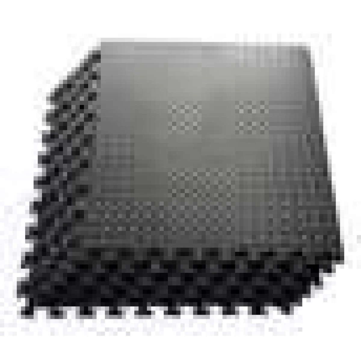 Foam Floor Mat 60x60 cm EVA Rubber Foam 6 Pack Black Leaf Puzzle Play Gym Tiles