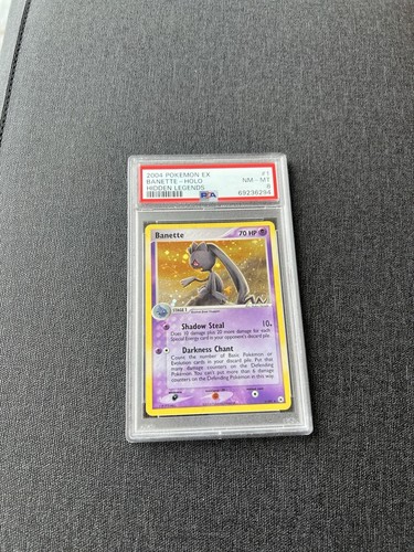 2004 Pokemon Banette Holo Ex Hidden Legends #1 PSA 8 Low Pop Card