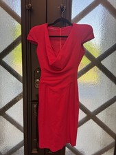 Alexander McQueen Structured Fuchsia Draped Cocktail Dress