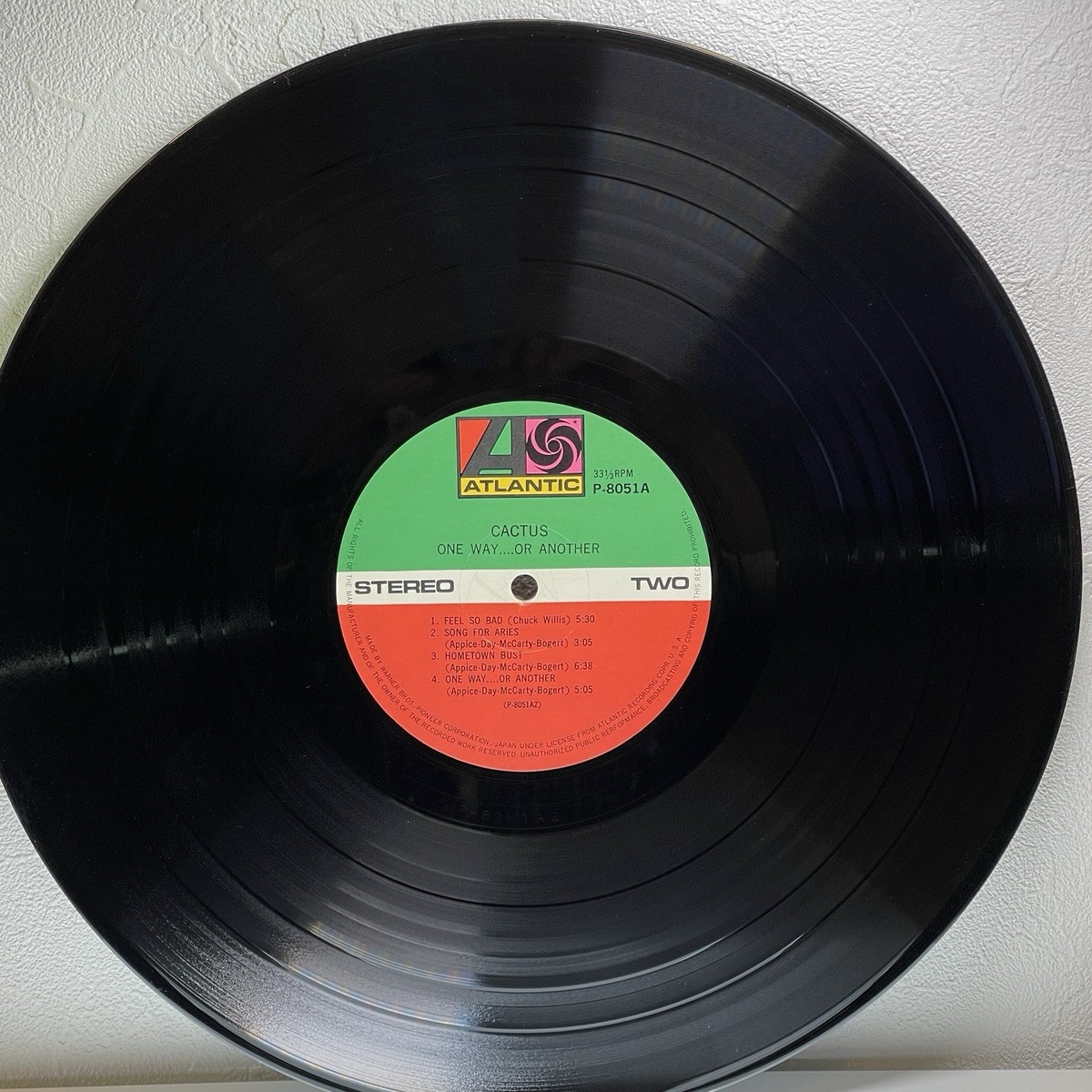 Cactus – One WayOr Another/LP 1971 Atlantic P-8051A Rock Age