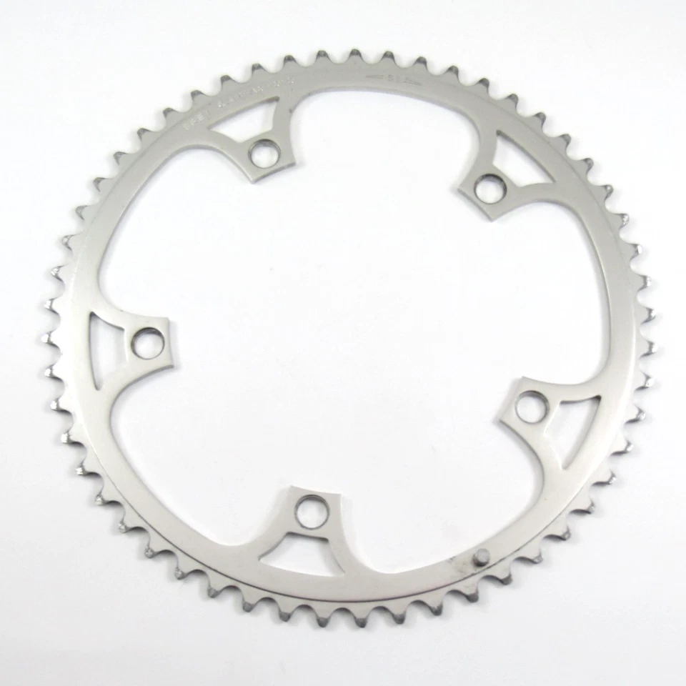 Plato de carretera Campagnolo Super Record 53t 144 mm bcd #753/A, años 70-80 Foto 2 de 4